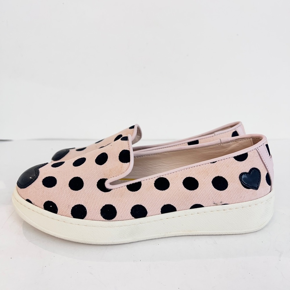 Katie Grand love Hogan polka slip on sneakers